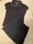 “Girls top and skort” size 5 Navy Blouse & Skort, School Uniform or Play