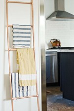 Copper Clothing/Towel Rail Drying Rack Stand Pipe Ladder Industrial Style