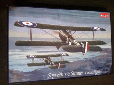 Roden 1/32 #637 Sopwith 1 1/2 Strutter Comic Fighter RFC Biplane WWI ...