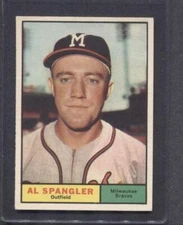1961 Topps #73 Al Spangler (Braves)  NM  (Flat Rate Ship)   A2