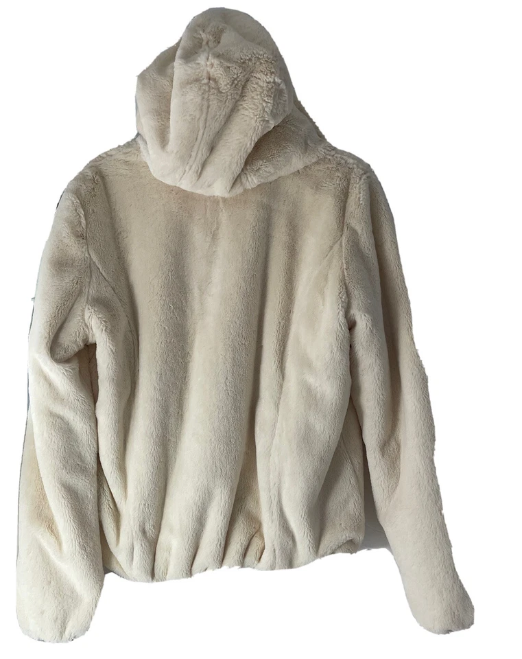 St. Louis Cardinals GIII Sports hooded Fur Jacket Coat Woman's Large White MLB - Image 4 of 4