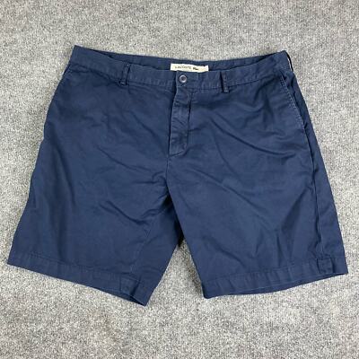 Lacoste Men's Classic Fit Navy Chino Shorts Size US 40 FR 50 Casual Summer  | eBay