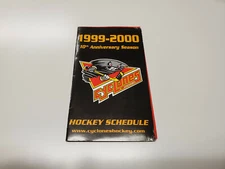 RS20 Cincinnati Cyclones 1999/00 Minor Hockey Pocket Schedule - Bud Light