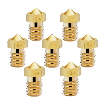 14 Pcs M6 3D Printer Nozzle 0.4mm Extruder Brass Nozzle Print Head for 1.75mm...