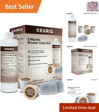 Effortless Brewer Maintenance: 7-Count Kit with Odorless Rinse Pods Included