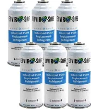 R 134a Refrigerant Replacement Cans- Coldest Refrigerant for Auto - 6 Pack