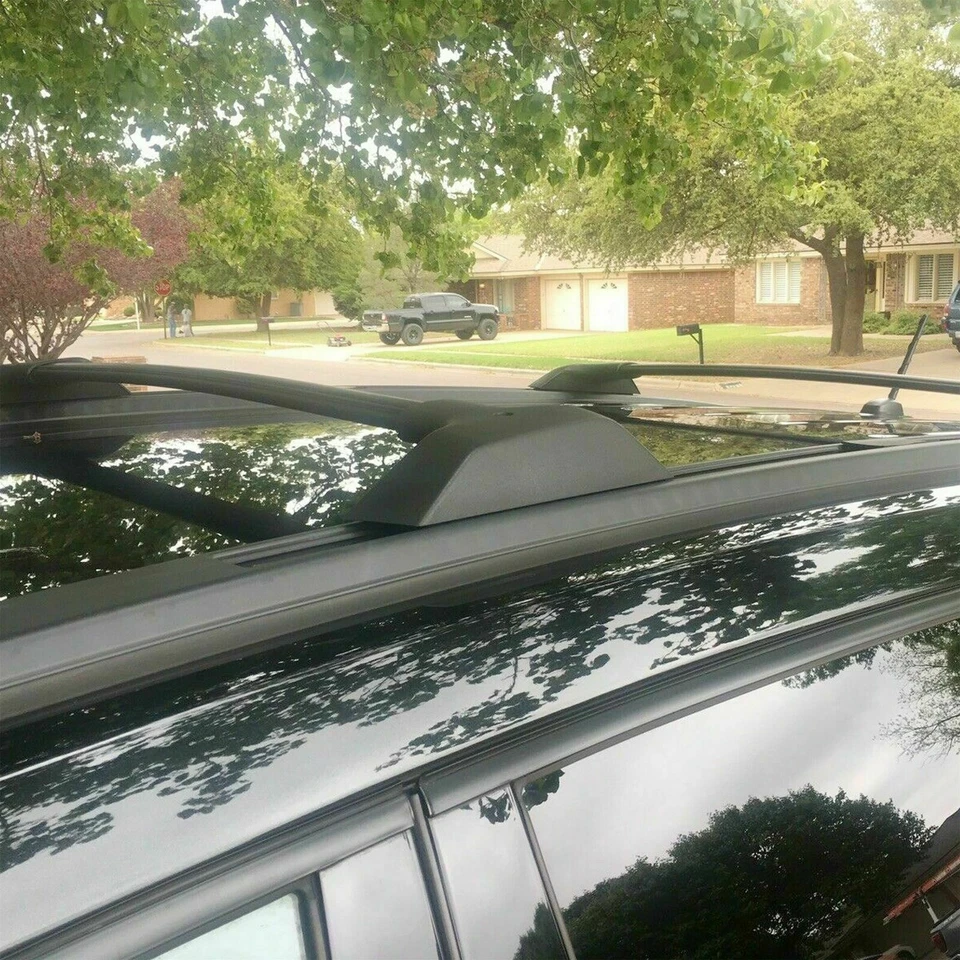 Barras transversales de techo riel lateral equipaje para Chevy Chevrolet Traverse 2009-2017 Foto 3 de 4