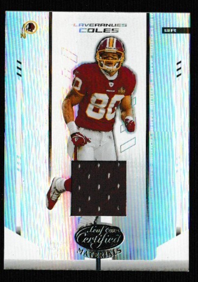2004 Laveranues Coles Leaf Certified Materials  103/250 Silver Holofoil *2141*