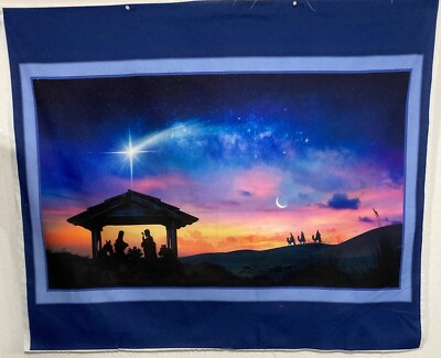 The Wise Men Come Fabric Panel for Quilting