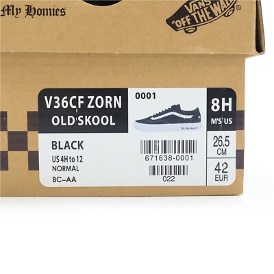 671638-0001 All My Homies Vans Old Skool Black (Men's) | eBay