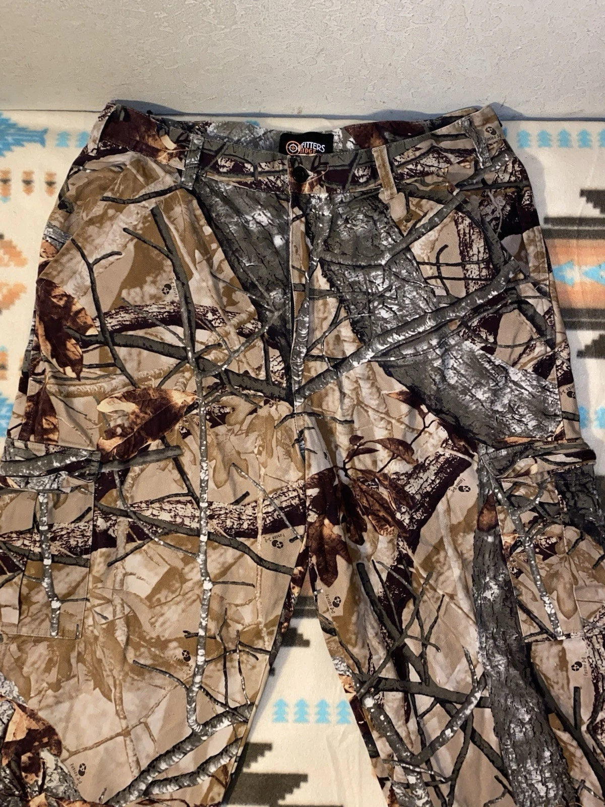 Outfitters Ridge Fusion 3D Camouflage Pants Size Large 36x38 Adjustable Band