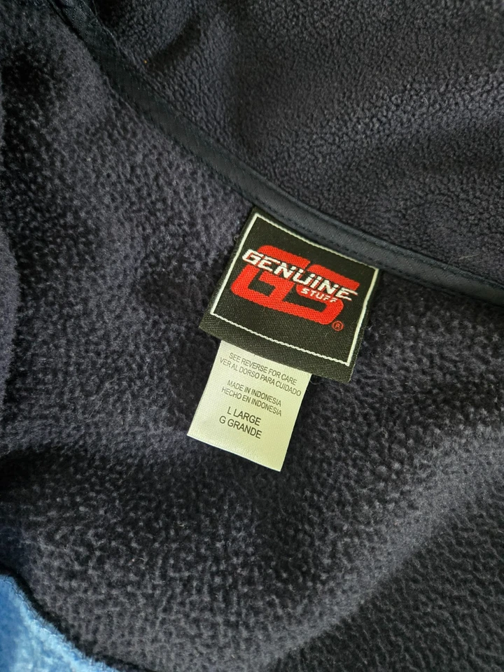 UNC North Carolina Jacket -Men's Blue Full Zip Coat Jacket Large Tarheel - Image 3 of 4