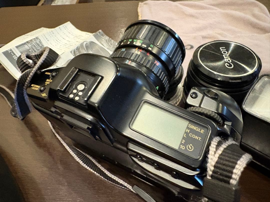 Canon T90 Film SLR Camera Set with Lens and Canon 300TL Flash | eBay