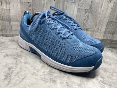 Orthofeet Sneakers Women 12D Wide Running Walking Shoes Blue  display picture 1