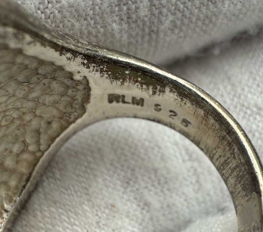 Gorgeous Solid Sterling Silver Ring by Robert Lee… - image 10