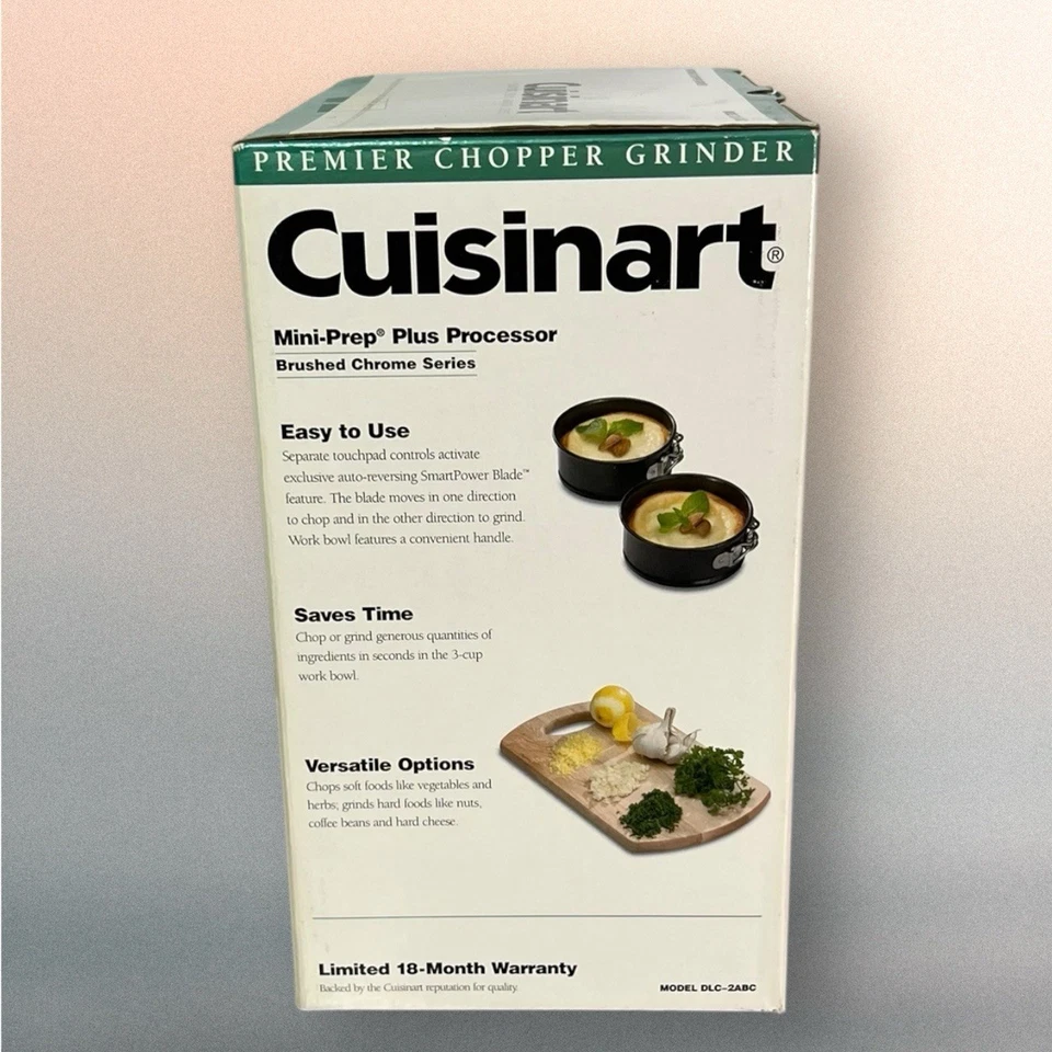 Cuisinart DLC-2ABC 3 Cups Mini-prep Plus Food Processor NIB! - Image 4 of 4