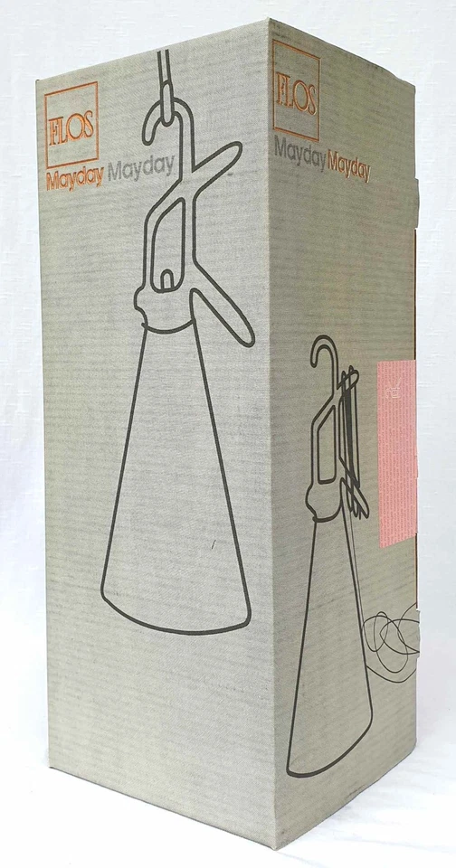 FLOS Mayday Mehrzweckleuchte Kunststoff orange/weiß Design Konstantin Grcic E27 - Bild 3 von 3