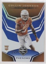 2020 Chronicles Draft Picks Limited Phenoms Mirror Blue Collin Johnson #13 d4e
