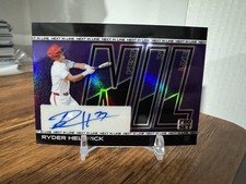 2026 Leaf Pro Set Metal Baseball Ryder Helfrick Top Prospect RC #/10 Auto