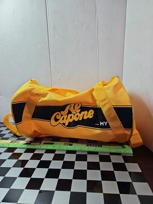 Al Capone Cigarillo Memorabilia Duffle Bag 17'' Long Bag 2 Zippers