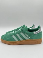 Adidas Women's Handball Spezial Sizes 6-10 Semi Court Green Silver JS2908 
