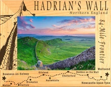 Hadrian's Wall Laser Engraved Wood Picture Frame Landscape (8 x 10)