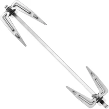 Frcolor Stainless Steel Air Fryer Fork Universal Roast Chicken Fork Fish Grillin