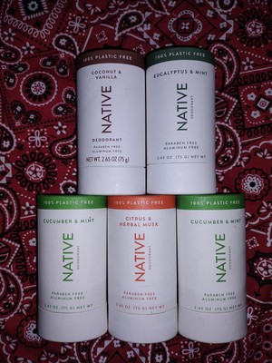 Native Deodorant Assorted 5 Pack Environmentally Friendly