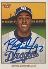 RAIDEL MARTINEZ SIGNED AUTO'D 2023 TOPPS 206 NPB CARD #174 CHUNICHI DRAGONS CUBA
