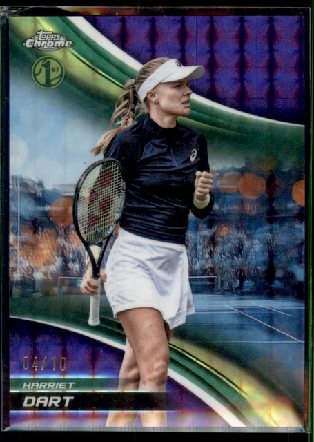 2025 Topps Chrome Purple Geometric Harriet Dart #105 RC /10