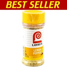Zesty Lemon Pepper Seasoning Blend - 4.5 oz Pack of 12 for Bold Flavors