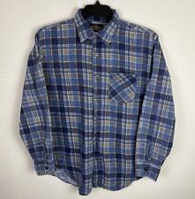 Vintage 90s Sears Sportswear Flannel Shirt / Plaid / Size Large