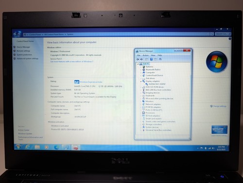 15" DELL Latitude E6510 | i7-720QM | 8GB | 256GB SSD | DVD, NVIDIA, Win 7 64-Bit - Picture 14 of 14