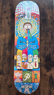 Rick and Morty x Primitive Skateboard Deck