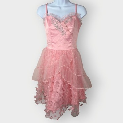 Wicked x Hot Topic Glinda Dress | S | Pink Tulle | Butterflies | Fairy  Cosplay | eBay