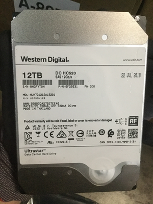 WD HGST Ultrastar DC HC520 12TB 7.2K SAS 12Gb/s 256MB 3.5in HDD