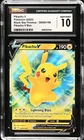 CGC 10 GEM MINT Pikachu V SWSH198 Black Star  Promo Holo Pokémon