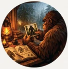Hayleybug 1/2 oz Searching for Myself Bigfoot silver round w/ COA POP 30