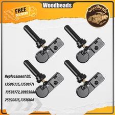 4pcs TPMS Sensor Fit for Chevy GMC Buick Cadillac Saturn Pontiac SAAB 13586335