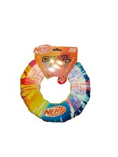 NERF TPR Color Blast Flyer Dog Toy Flying Disc All Sizes Durable Fetch