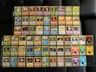 Lot of 62 Vintage 1999 Pokemon BASE SET Cards, Common + Uncommon + Rare LP-NM