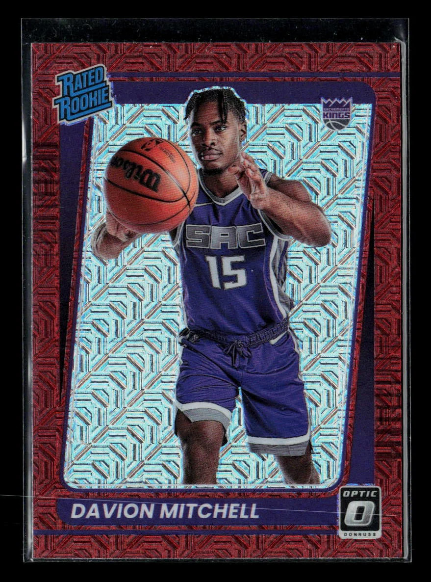 2022 Panini Donruss Optic Davion Mitchell #155 Red Choice