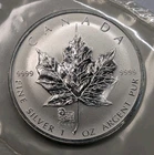 2003 Canadian Silver Maple Leaf 1 oz — photo from another recent sale