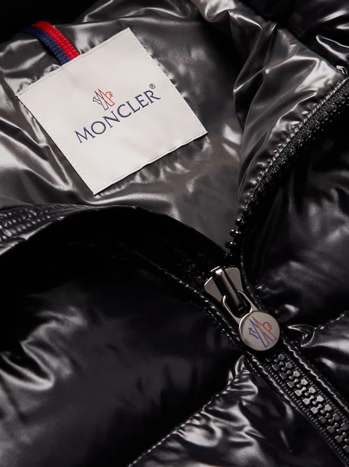 正品 Moncler 男式黑色羽绒玛雅夹克 — 第 3/4 张图片