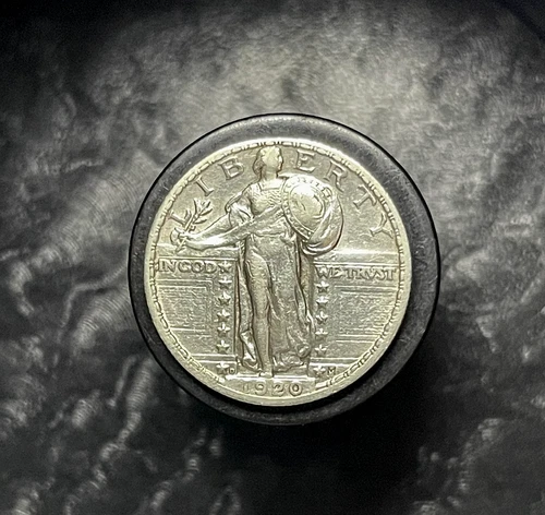 1920 D Standing Liberty Silver Quarter 25C High Grade!