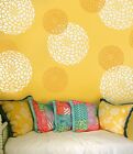 Zinnia Grande Wall Art Stencil - Floral Stencil for Diy Decor -Stencils for Less