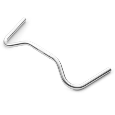 Nitto B304AAF Lenker 25,4 mm 510 mm breit in silber