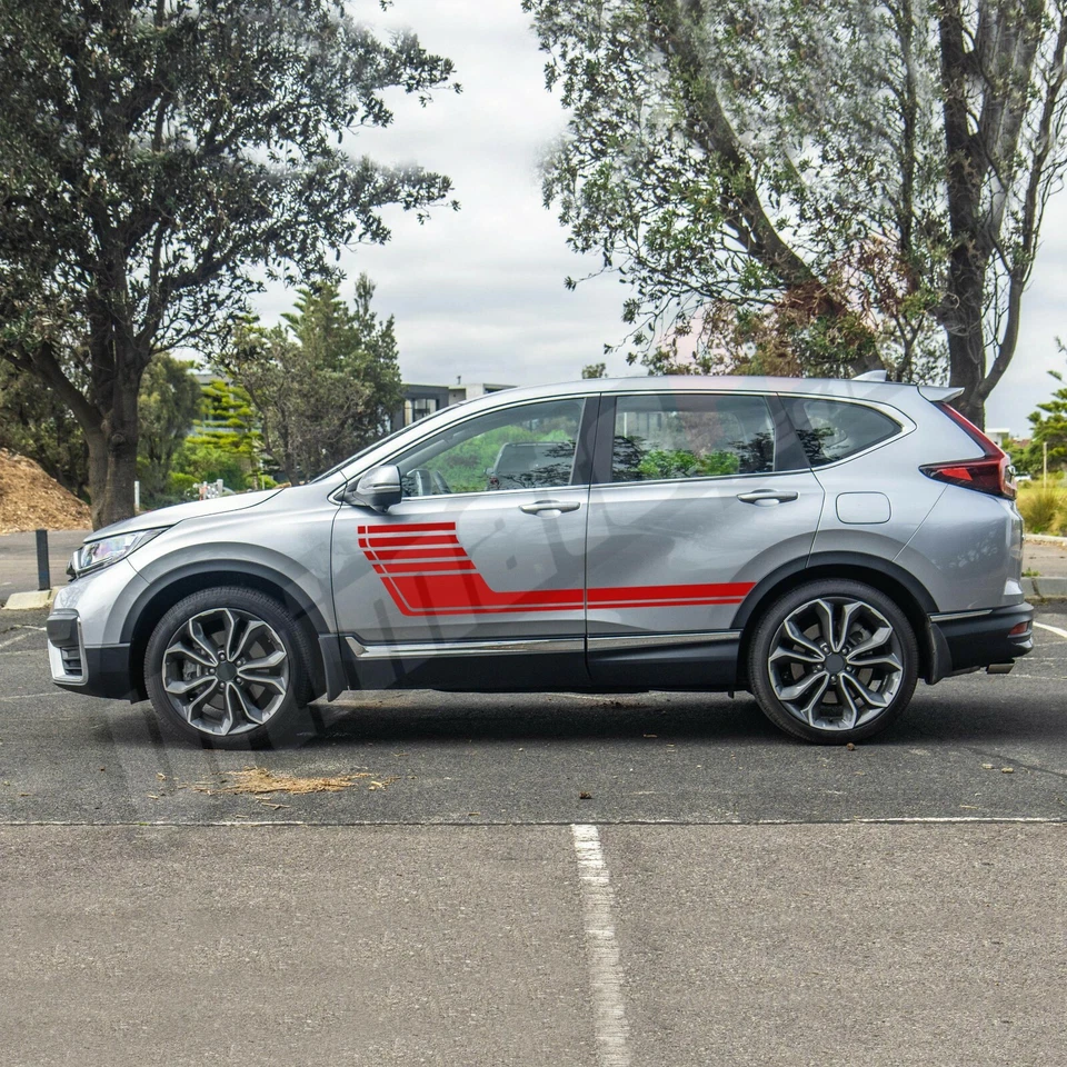 Premium trim level For Honda CR-V Linier graphics stripe decal Sticker 2018-2023 - Image 3 of 4
