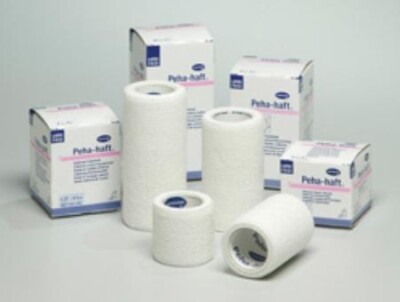 Peha-Haft Absorbent Cohesive Conforming Gauze Bandage 4'' x 4-1/2 yds 1 Roll