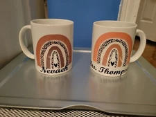 Personalized Boho Rainbow Coffee Mug